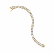 Baguette Cut Tennis Bracelet