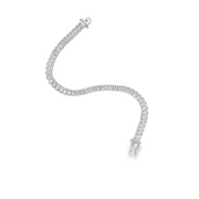 Baguette Cut Tennis Bracelet