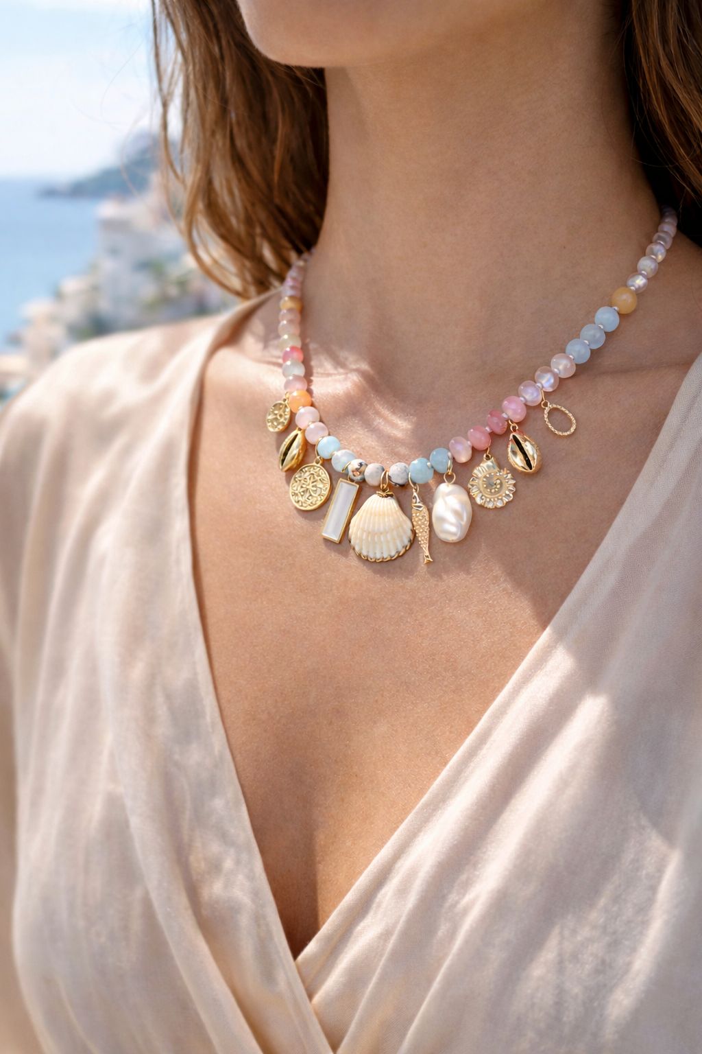 Mermaid Mood Charm Necklace