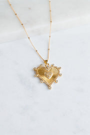Golden Heart Necklace