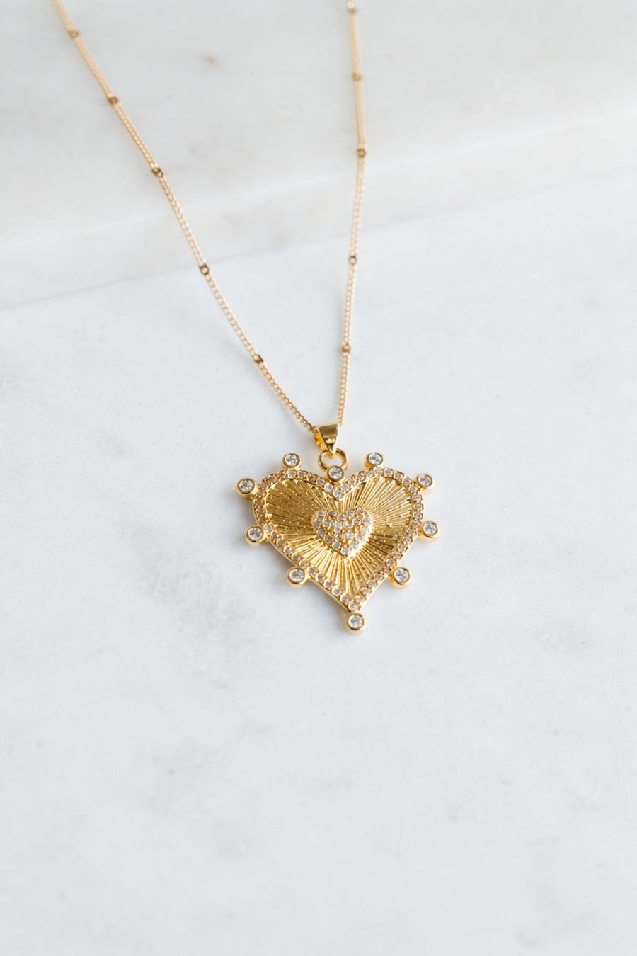 Golden Heart Necklace