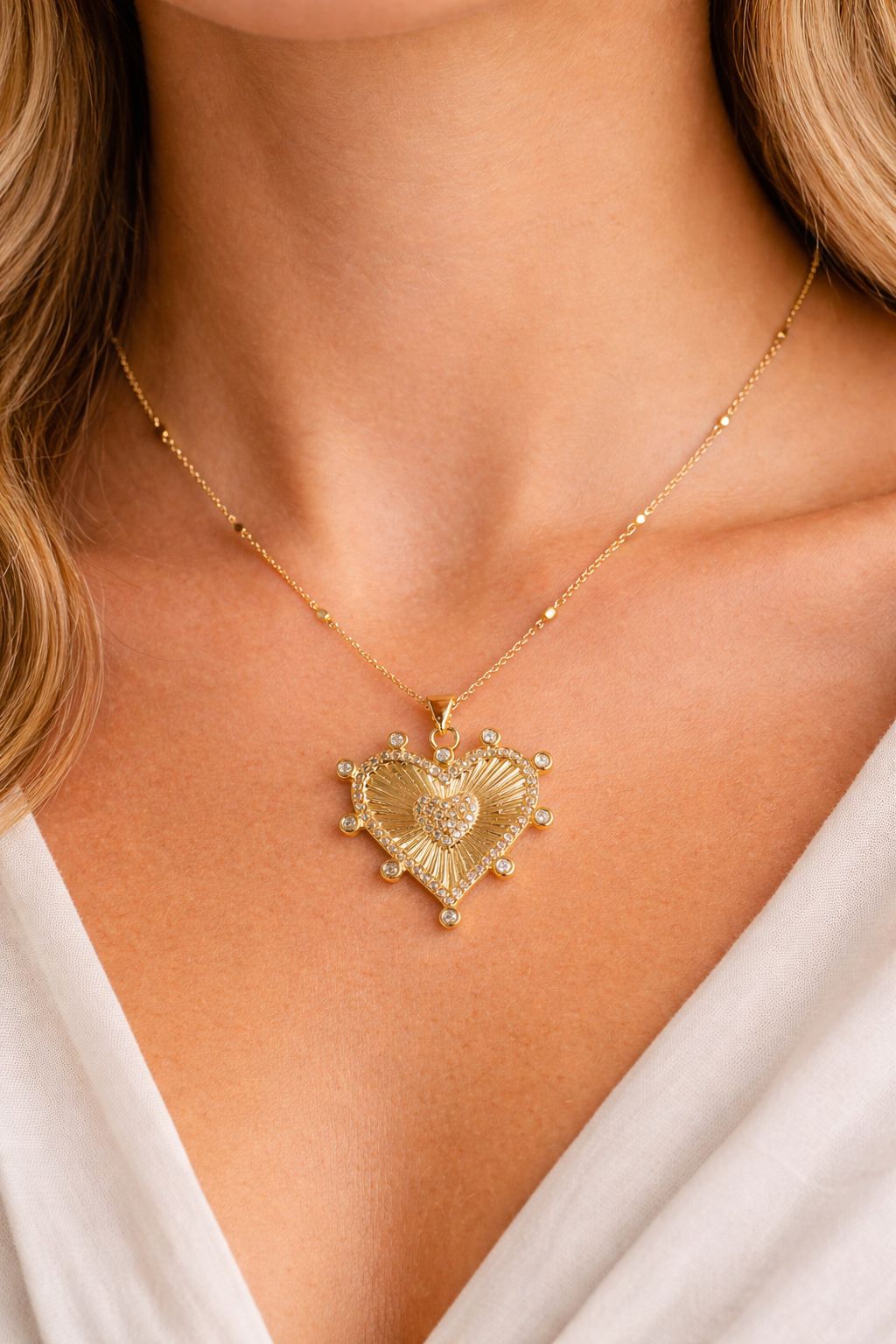 Golden Heart Necklace