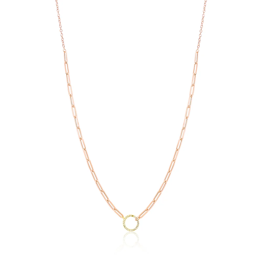14kt Rose Gold Chain Enhancer Necklace