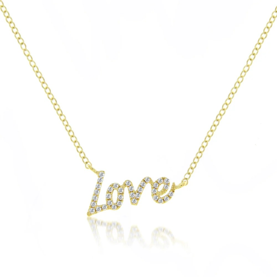Love Necklace yellow gold