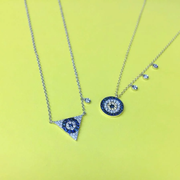 Evil Eye Charm Necklaces detail