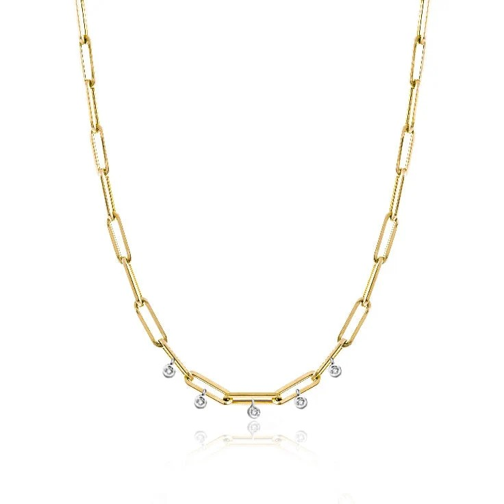 Chunky Chain Diamond Necklace