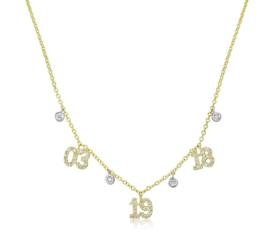 Custom Date Necklace lifestyle