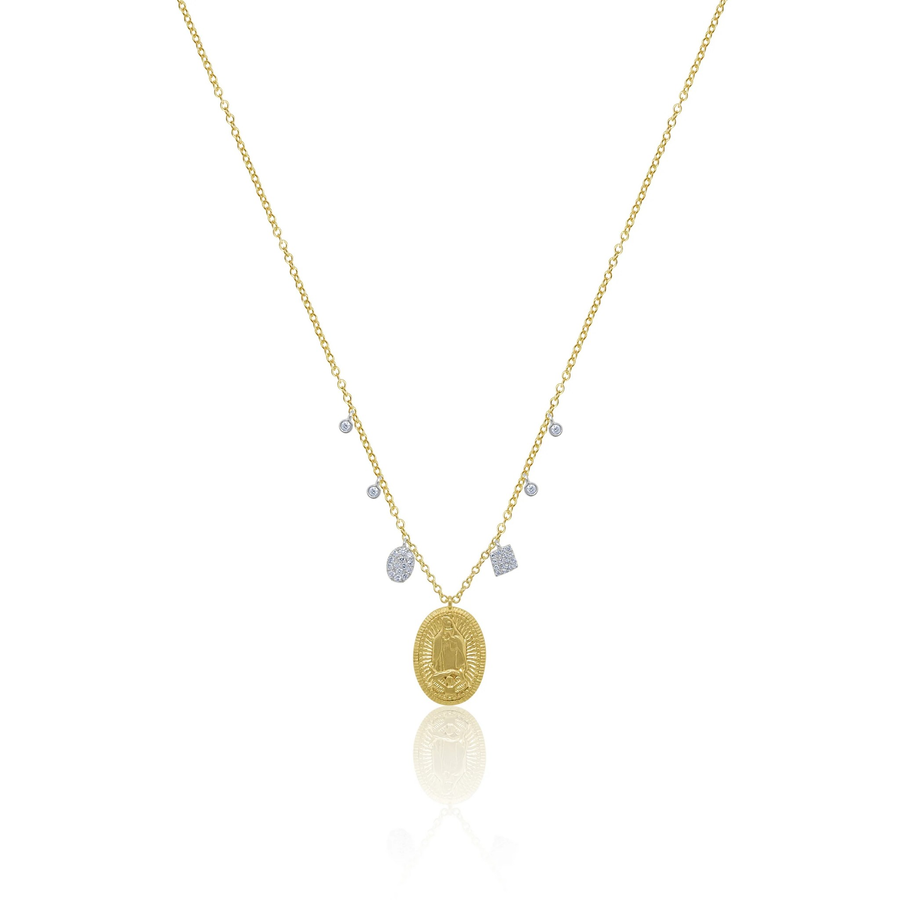 Mother Mary Charm Necklace