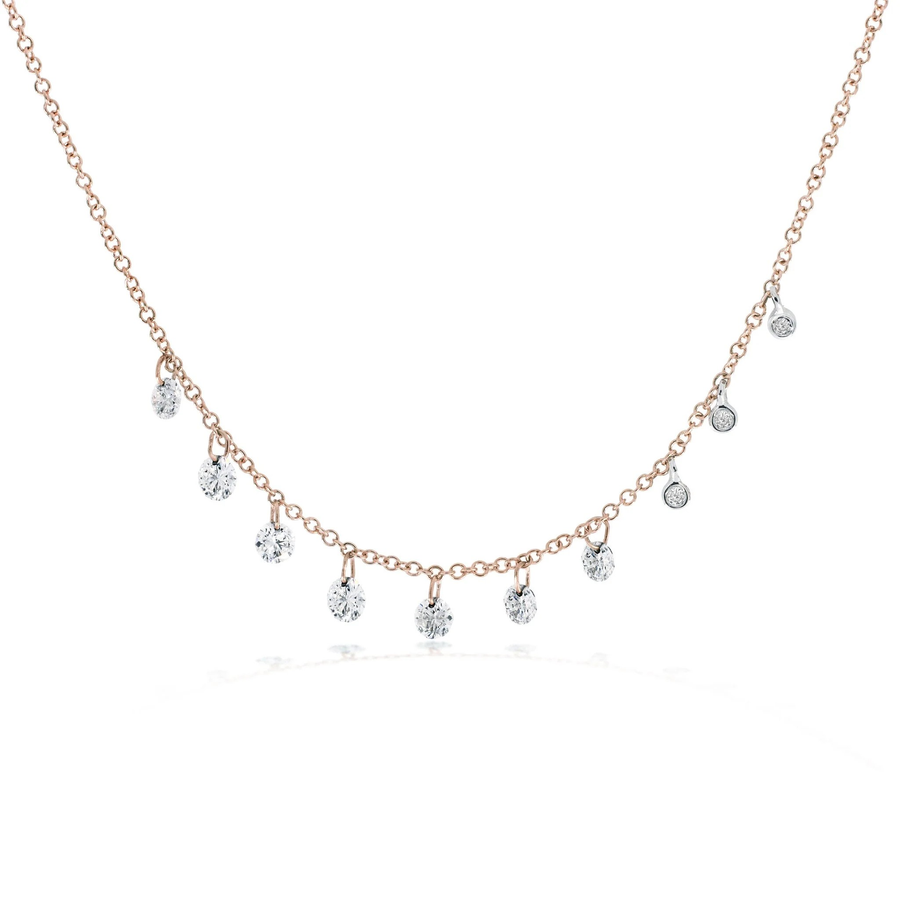 Meira T Drilled Diamond Necklace