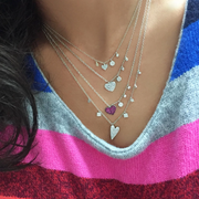 Mini Heart Charm Necklace
