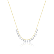 Yellow Gold Fringe Necklace