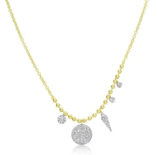 Spot Chain with Pave Charms
